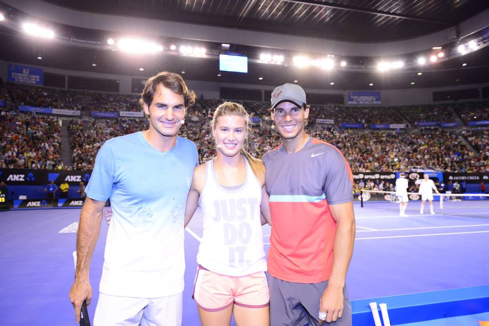 Australian Open Nadal Federer Kids Tennis Day 2014 7 Rafael Nadal Fans