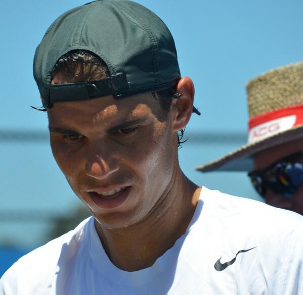 PHOTOS: Rafael Nadal practices with Baby Federer in ...