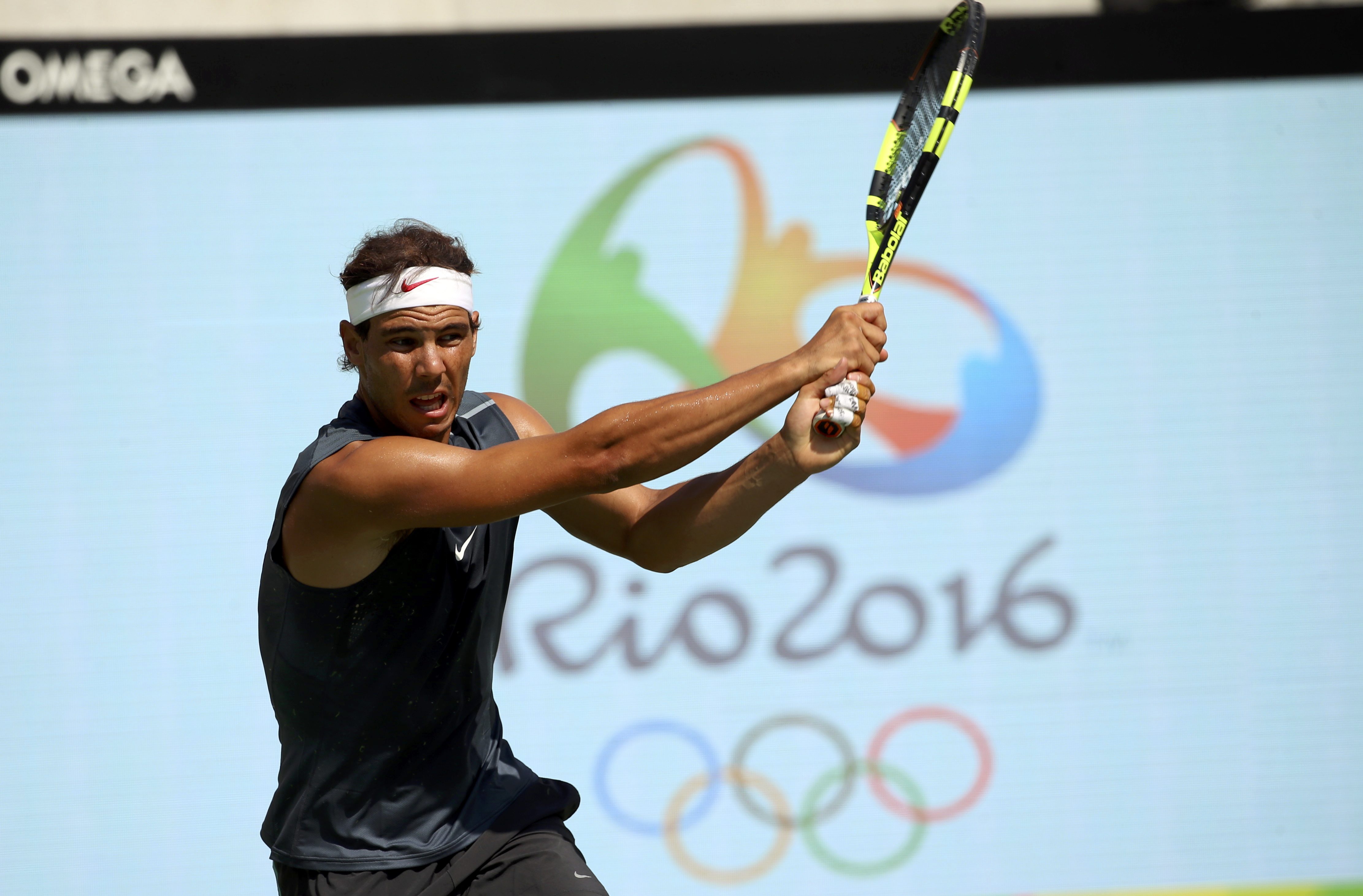 Olympic tennis champ rafael crossword