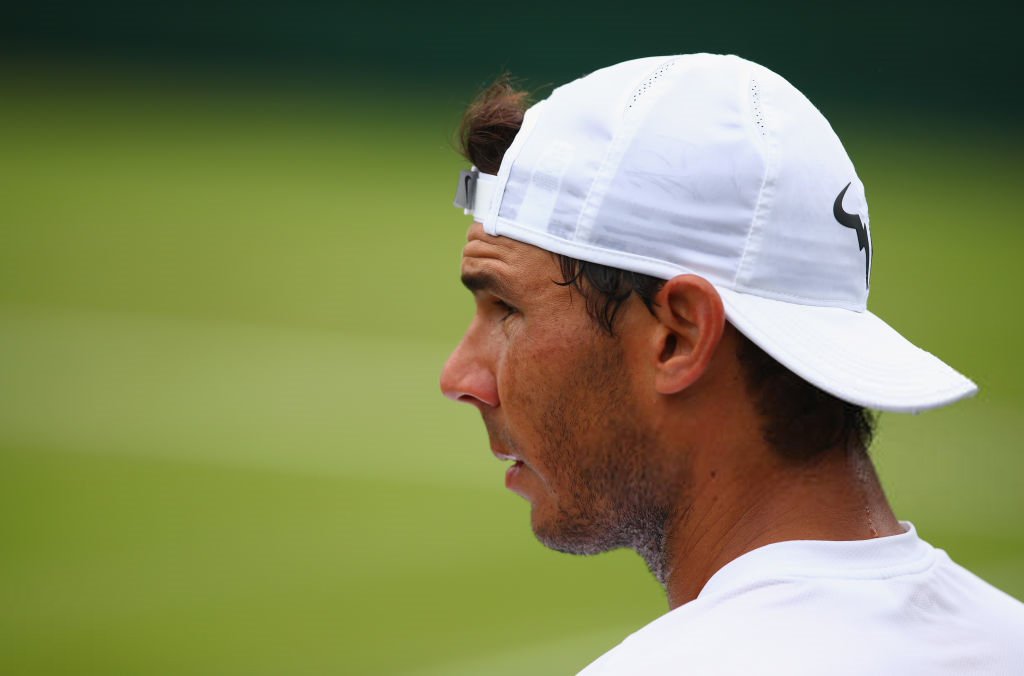 Rafael Nadal at wimbledon 2017 Saturday practice photo (18) Rafael