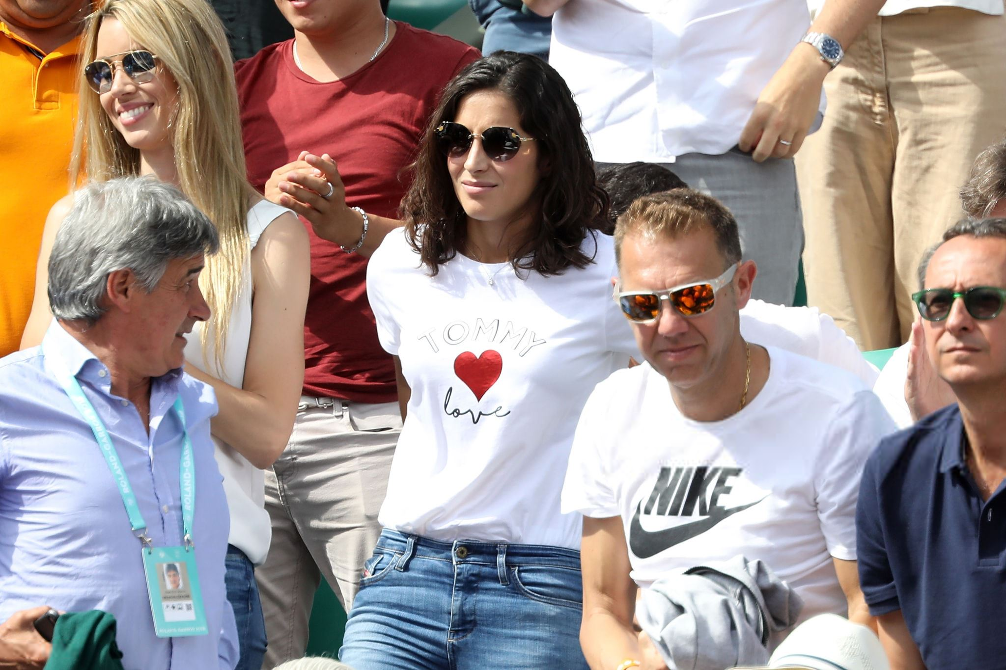 Rafael Nadal girlfriend Maria Francisca Perello at 2018 Roland Garros photo French ...