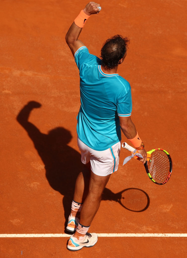 photos: rafael nadal beats fernando verdasco to reach rome semi