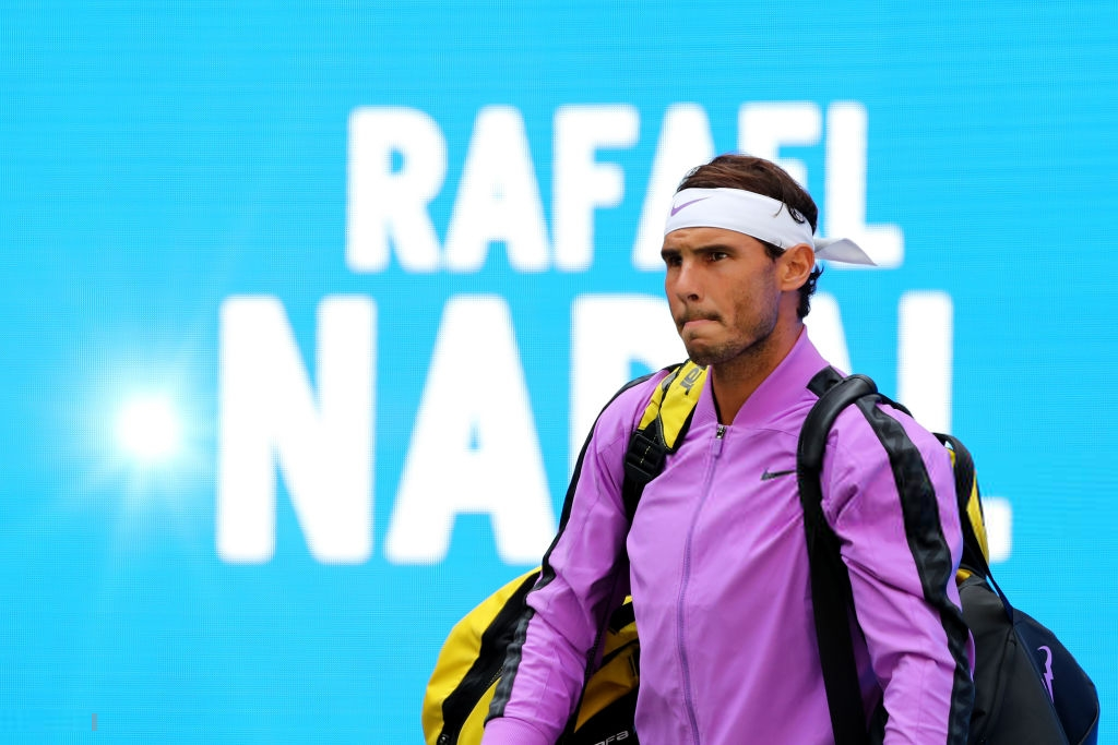 Rafael Nadal in action against Hyeon Chung at US Open 2019 third round